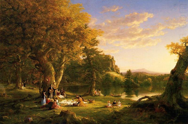 Thomas Cole Picnic china oil painting image